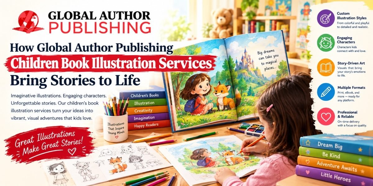 How Global Author Publishing Children Book Illustration Services Bring Stories to Life