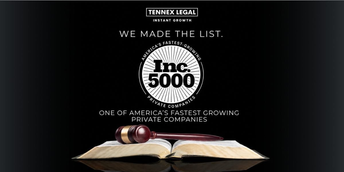 TenneX Legal Named No. 1092 on the 2026 Inc. 5000